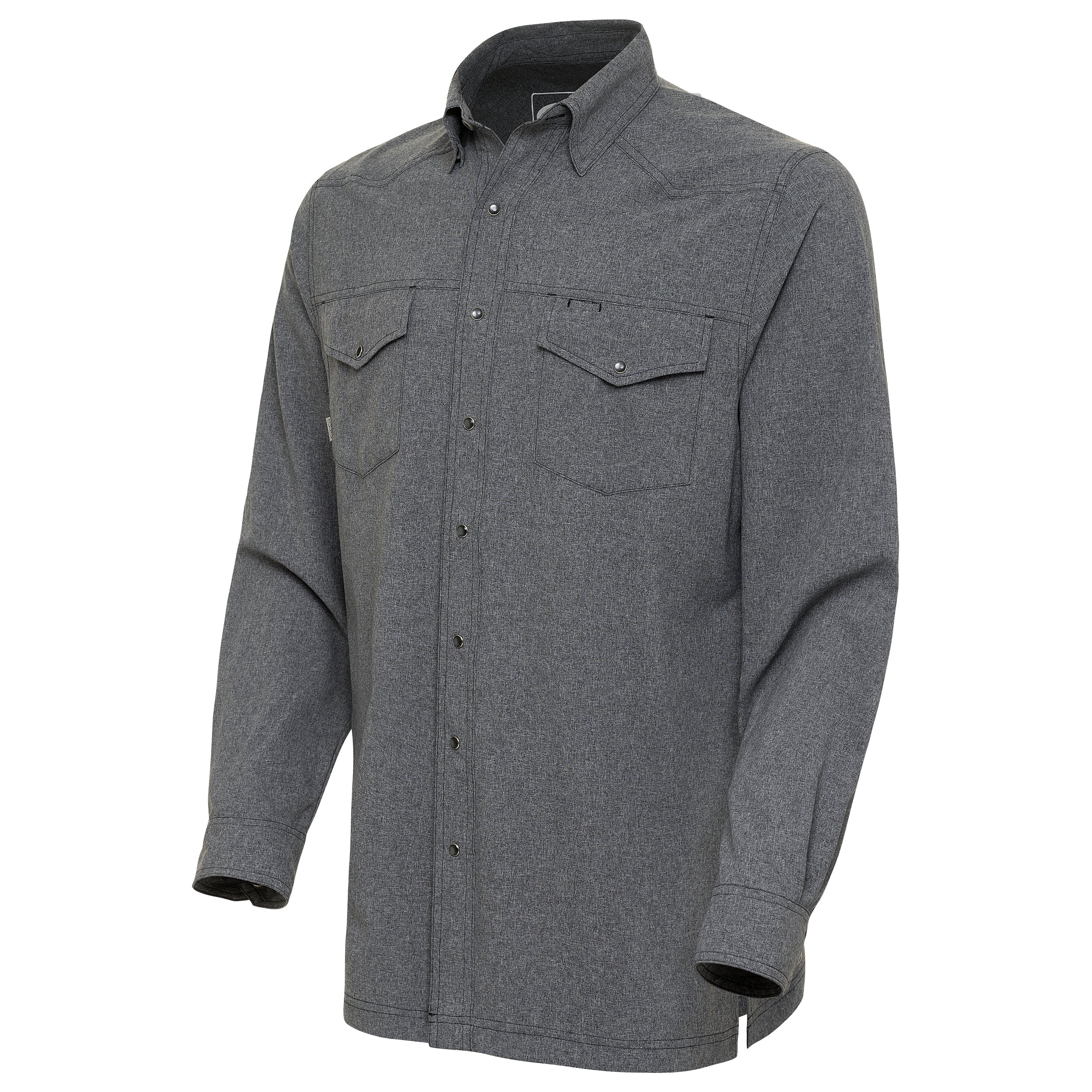 GameGuard - Men's Embroidered Pearl Snap Long-Sleeve Shirt – BlueWater  Cowboy Mercantile