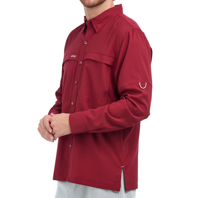 Scout Shirts - Oxblood Scout Shirt | Long Sleeve