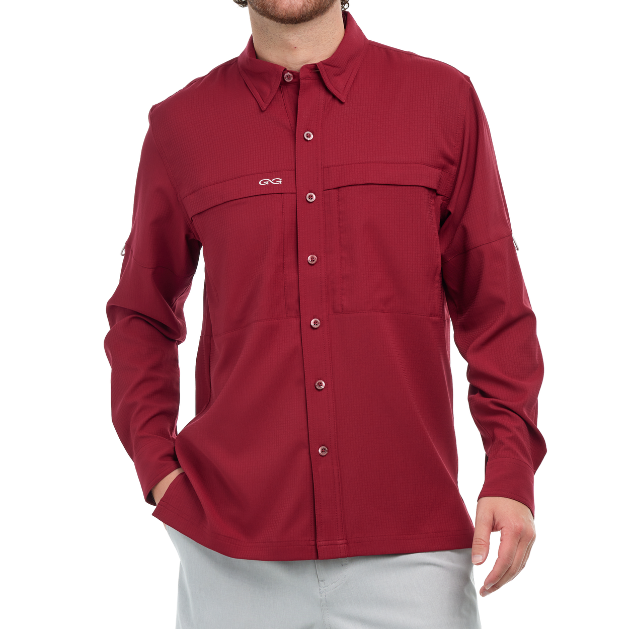 Scout Shirts - Oxblood Scout Shirt | Long Sleeve