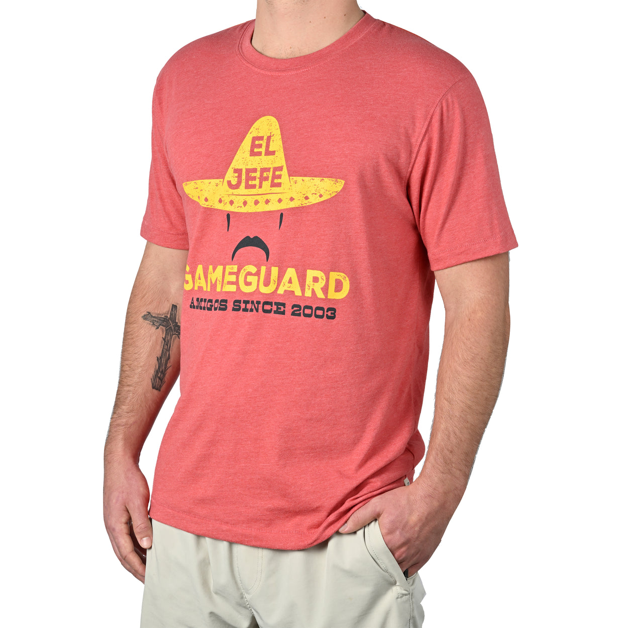 Maroon Game Guard Fishing Shirt, Size XL, #gameguard